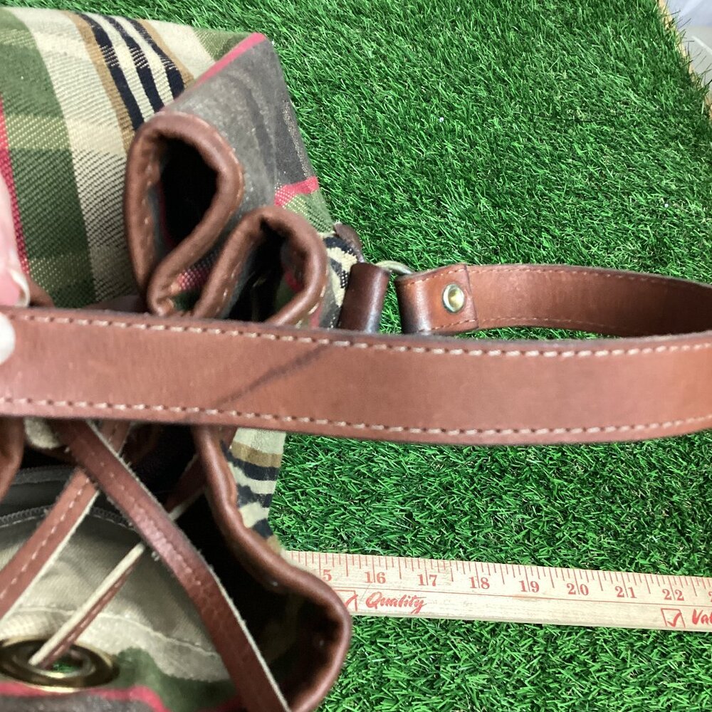 Vintage Heckathorn Plaid Bucket Bag - Picture 11 of 13